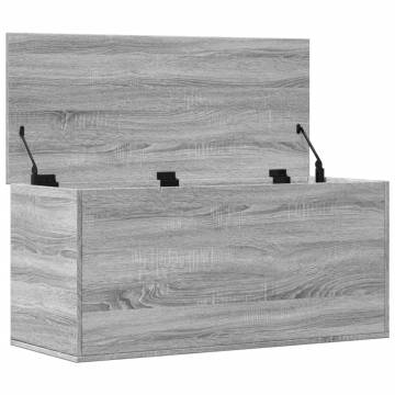 Storage Box Grey Sonoma - Stylish & Spacious Storage Solution