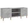 Record Cabinet Concrete Grey - Stylish Vinyl Storage | HipoMarket