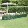 Garden Raised Bed Powder-coated Steel 368x80x36 cm Green Colour green Size 368 x 80 x 36 cm Quantity in Package 1 