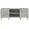 Record Cabinet Concrete Grey - Stylish Vinyl Storage | HipoMarket