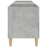 Record Cabinet Concrete Grey - Stylish Vinyl Storage | HipoMarket