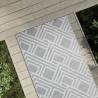 Outdoor Carpet Grey 80x150 cm PP Colour stripe grey Size 80 x 150 cm Quantity in Package 1 