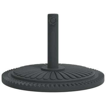 Parasol Base for Ø38/48mm Poles - 12kg Round Stability