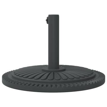 Parasol Base for Ø38/48mm Poles - 12kg Round Stability