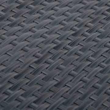 Balcony Screen Anthracite 400x80 cm Poly Rattan | Hipomarket