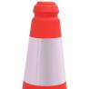 Reflective Traffic Cones 10 pcs - 50 cm Heavy Bases