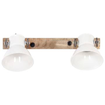 Industrial Wall Lamp White 45x25 cm E27 | Hipomarket