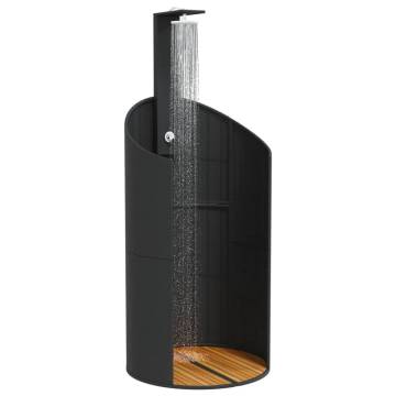 Outdoor Shower Black 100x100x241.5 cm - Stylish & Durable