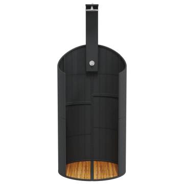 Outdoor Shower Black 100x100x241.5 cm - Stylish & Durable