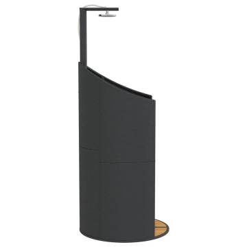 Outdoor Shower Black 100x100x241.5 cm - Stylish & Durable