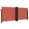 Retractable Side Awning Terracotta 100x1000 cm - Hipomarket