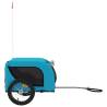 Pet Bike Trailer - Blue & Black Oxford Fabric & Iron