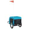 Pet Bike Trailer - Blue & Black Oxford Fabric & Iron