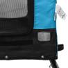 Pet Bike Trailer - Blue & Black Oxford Fabric & Iron