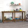 Work Bench Honey Brown 180x50x80 cm Solid Wood Pine Colour honey brown Size 180 x 50 x 80 cm Quantity in Package 1 