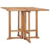 Folding Garden Dining Table 90x90x75 cm Solid Teak Wood Size 90 x 90 x 75 cm Quantity in Package 1 Shape square 