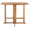 Folding Garden Dining Table | Teak Wood 90x90x75 cm