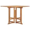 Folding Garden Dining Table | Teak Wood 90x90x75 cm