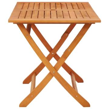 Folding Garden Table - Solid Eucalyptus Wood | Hipomarket