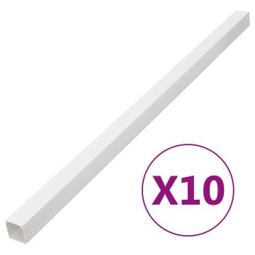 40x40 mm PVC Cable Trunking - 10m | Organized & Safe