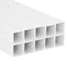 40x40 mm PVC Cable Trunking - 10m | Organized & Safe