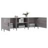 Stylish Grey Sonoma TV Cabinet - Engineered Wood 150x30x50 cm