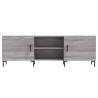 Stylish Grey Sonoma TV Cabinet - Engineered Wood 150x30x50 cm