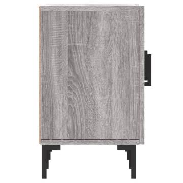 Stylish Grey Sonoma TV Cabinet - Engineered Wood 150x30x50 cm