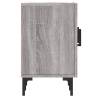 Stylish Grey Sonoma TV Cabinet - Engineered Wood 150x30x50 cm