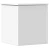 Storage Box White 40x42x46 cm - Durable Wooden Organizer