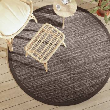 Brown Outdoor Carpet Ø160 cm | Durable & Stylish Home Decor