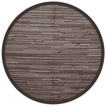 Brown Outdoor Carpet Ø160 cm | Durable & Stylish Home Decor