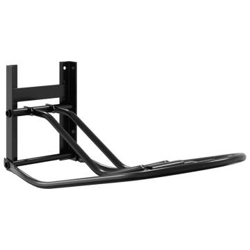 Foldable Saddle Rack - Wall Mounted Black Iron for Horse Lovers