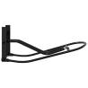 Foldable Saddle Rack - Wall Mounted Black Iron for Horse Lovers