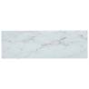 Stylish Corner Shelf - White Marble & Glass | HipoMarket