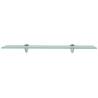 Stylish Floating Glass Shelf 60x20 cm - Functional & Modern