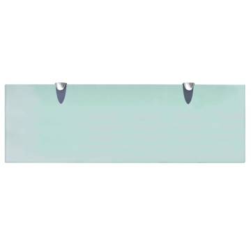 Stylish Floating Glass Shelf 60x20 cm - Functional & Modern