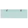 Stylish Floating Glass Shelf 60x20 cm - Functional & Modern