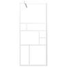 Walk-in Shower Wall 90x195 cm ESG Glass - Stylish & Durable