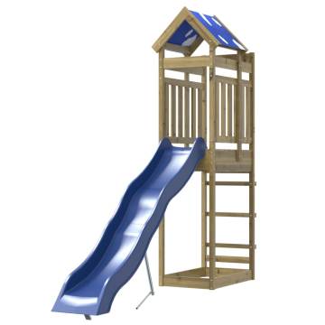 Outdoor Playset - Durable Impregnated Pinewood for Kids