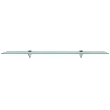 Stylish 80x20 cm Floating Glass Shelf - Functional Home Decor