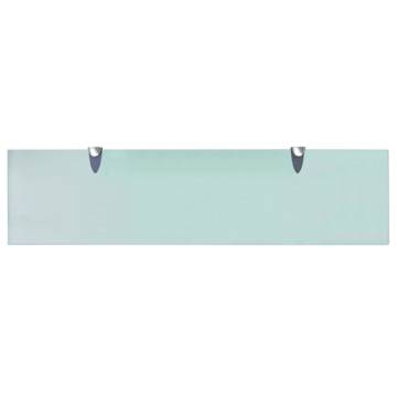 Stylish 80x20 cm Floating Glass Shelf - Functional Home Decor