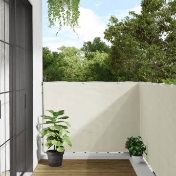 Garden Privacy Screen White 800x120 cm PVC | Hipo Market