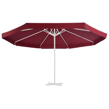 Replacement Fabric for Outdoor Parasol - Bordeaux Red 500 cm