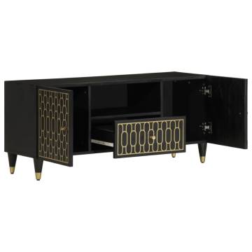 Stylish Solid Wood Mango TV Cabinet - 105x33x46 cm