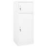 Saddle Cabinet White 53x53x140 cm Steel Colour white Size 53 x 53 x 140 cm 