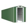 Garden Shed Green 192x855x223 cm | Galvanised Steel Storage