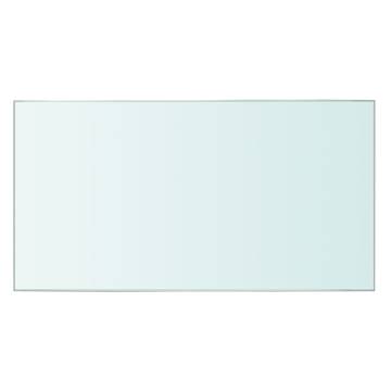 Clear Glass Shelf Panel 30x12 cm - Durable & Versatile