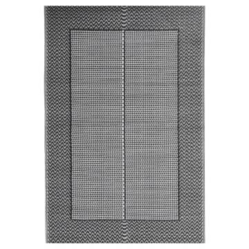 Trendy Outdoor Rug Black 140x200 cm - Stylish & Soft