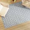 Outdoor Carpet Grey 140x200 cm PP Colour white and light grey Size 140 x 200 cm Quantity in Package 1 